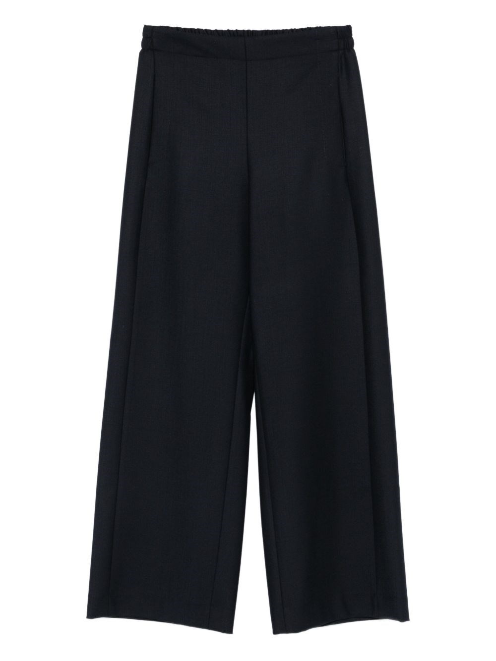 Via Masini 80 Wool Blend Trousers In Black