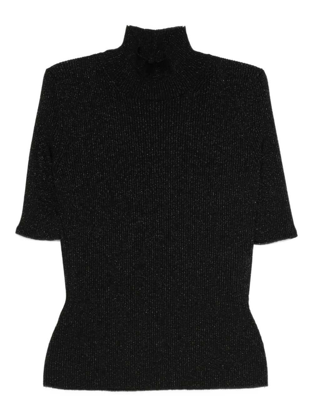 Missoni Robbed Turtle-neck Sweater In Animal Print