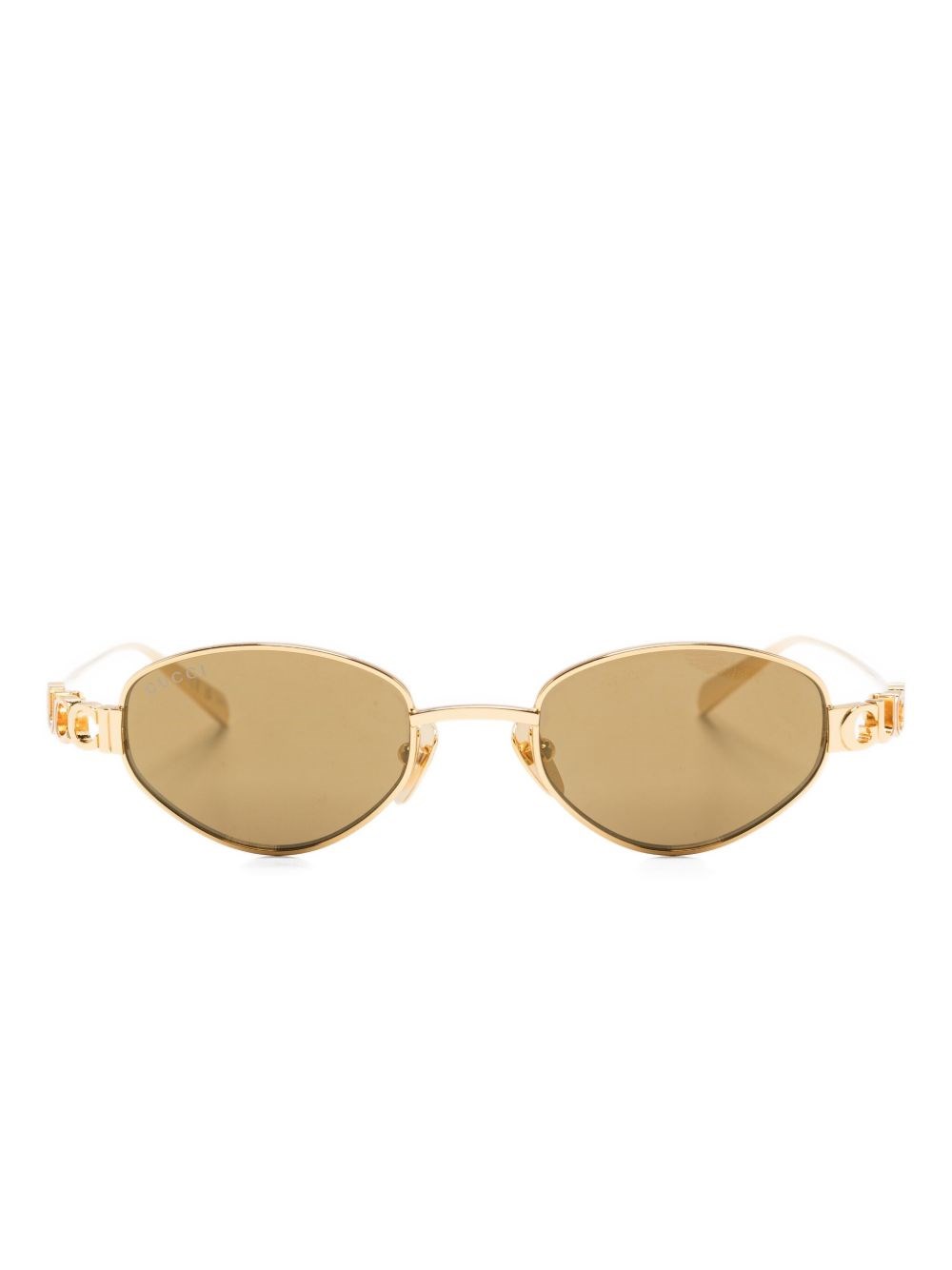 Gucci Oval Sunglasses - Gucci - Modalova