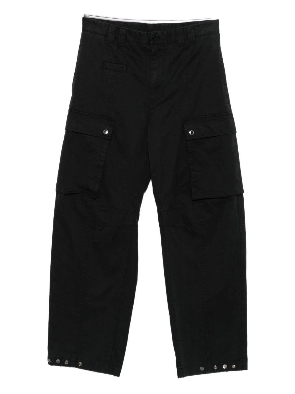 Dolce & Gabbana Cotton Cargo Trousers Clothing In Black