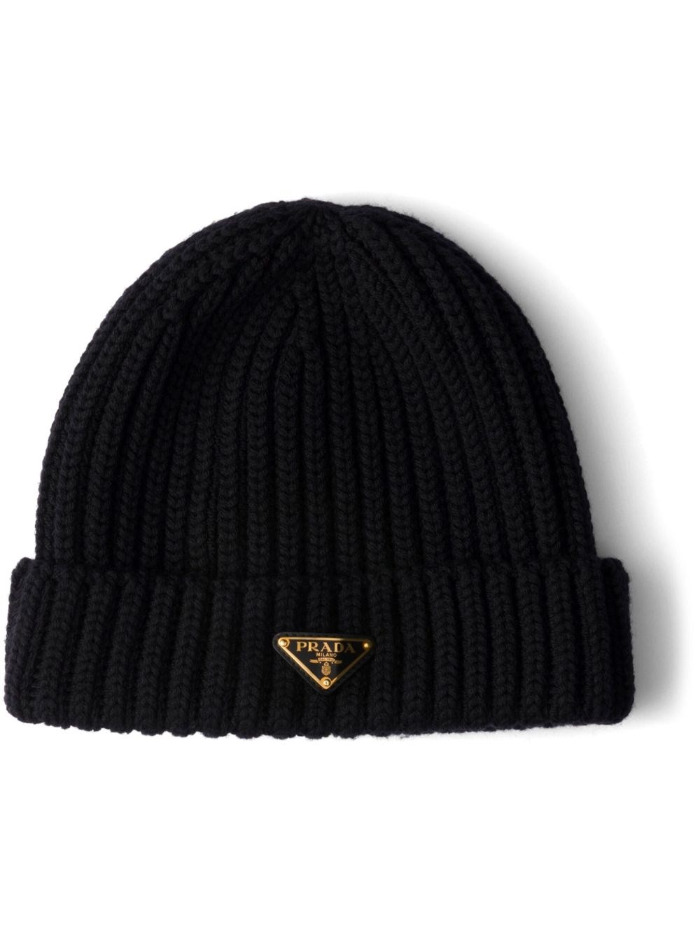 Prada Logo Wool Beanie - Prada - Modalova