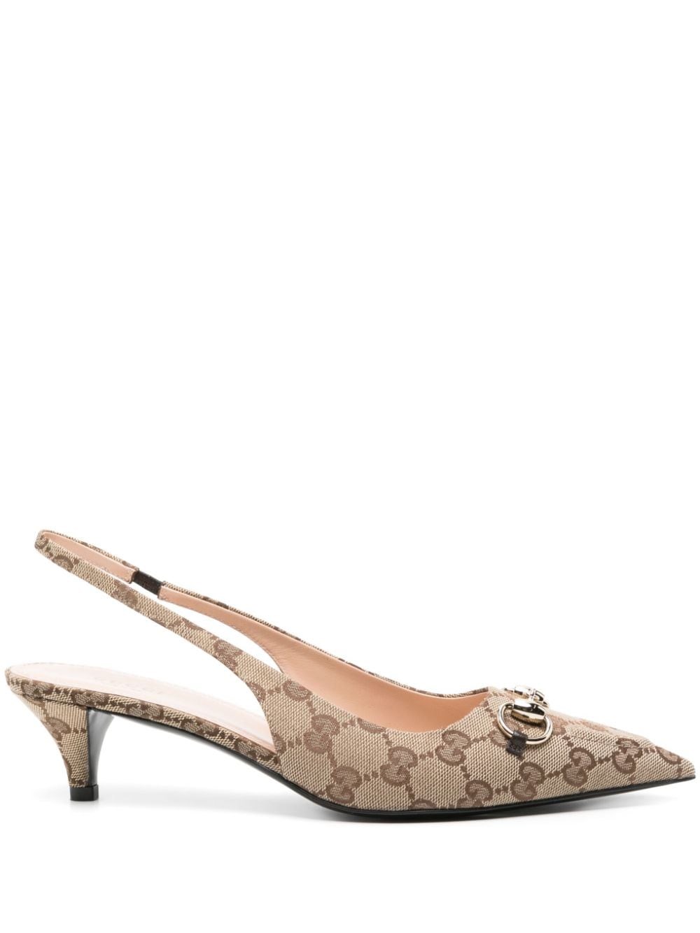 Gucci Gg Supreme Slingback Pumps - Gucci - Modalova