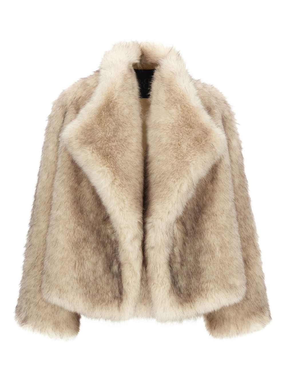 Bb Couture Snowy Ecofur Jacket In Neutral