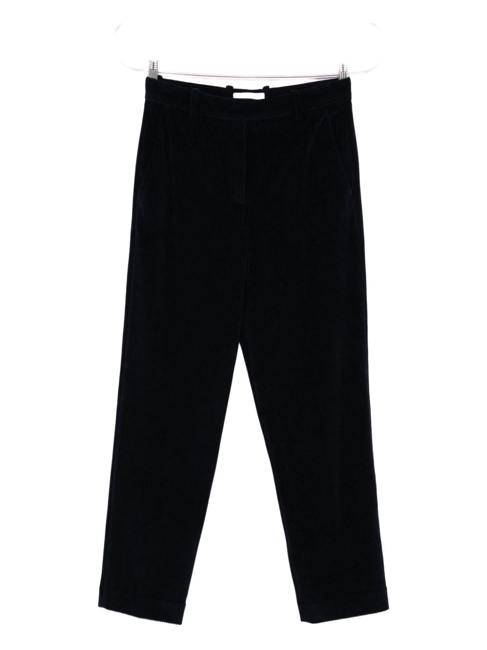 Circolo 1901 Cotton Trousers With Belt Loops And Pockets In Black