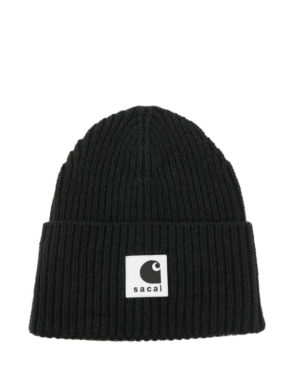 SACAI X CARHARTT WIP Logo Wool Beanie