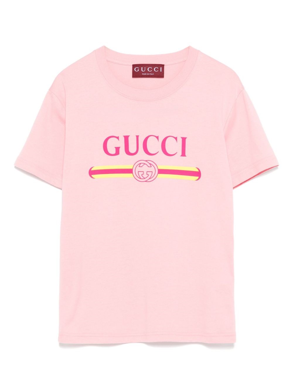 Gucci Logo Cotton T-Shirt - Gucci - Modalova