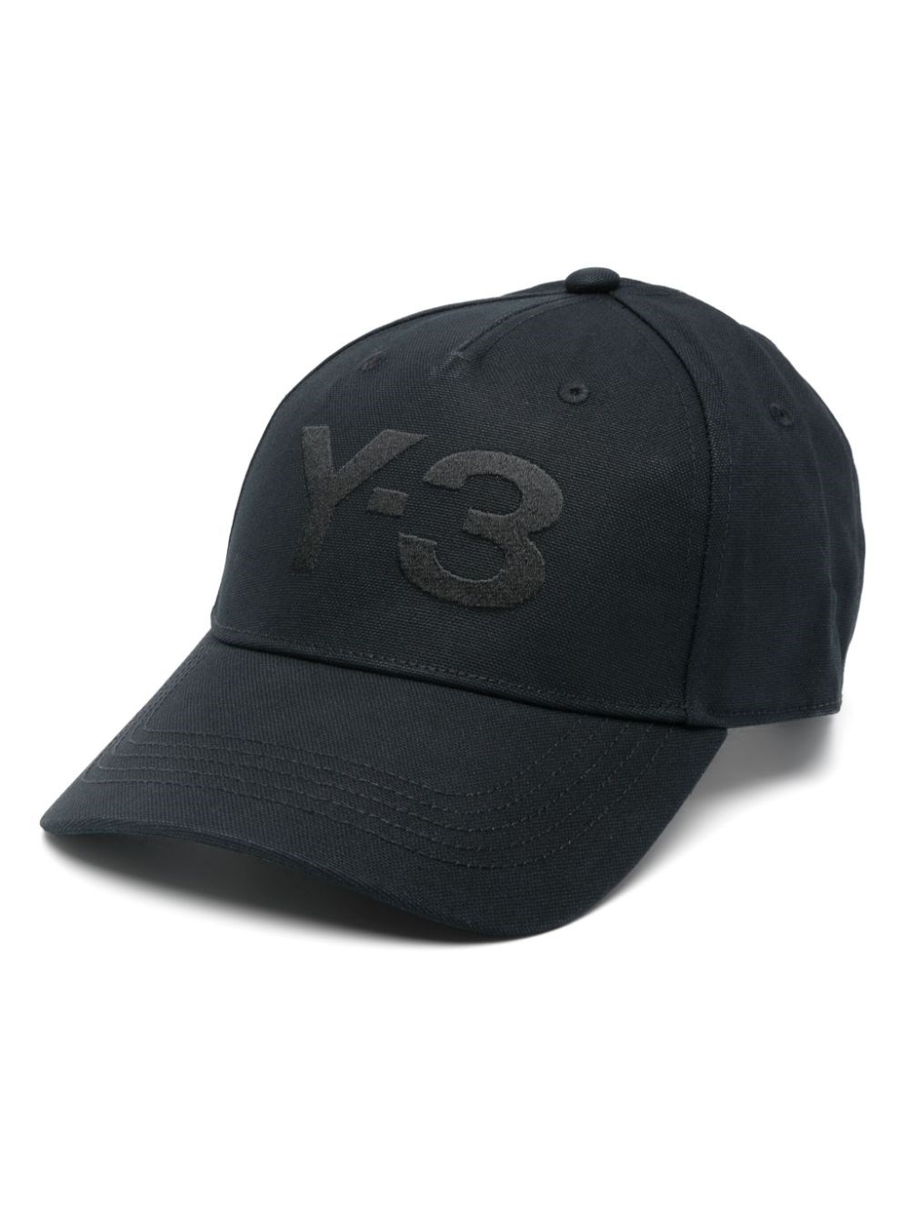 Y-3 Logo Cotton Baseball Cap - Y-3 - Modalova