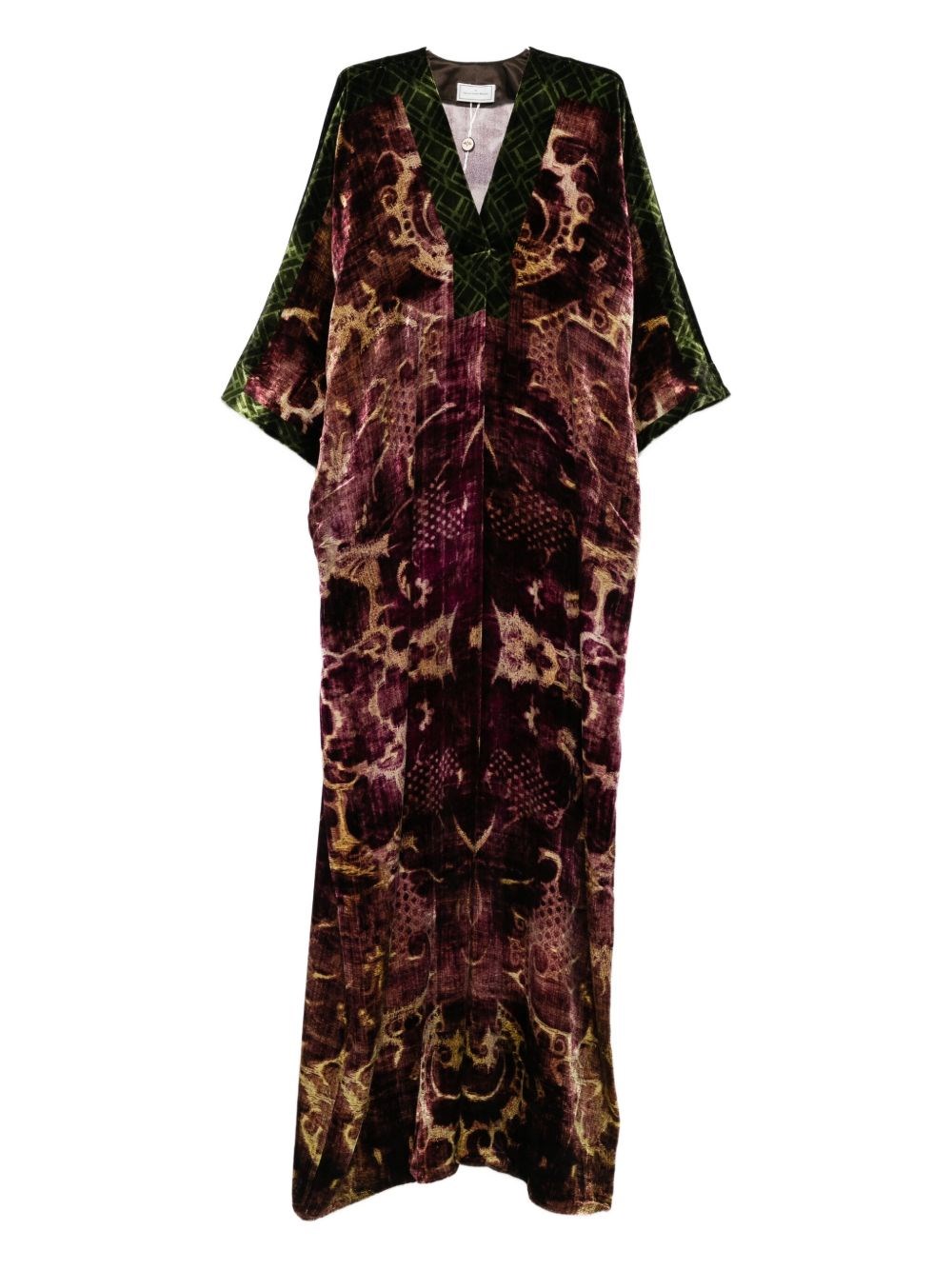 Pierre-louis Mascia Pierre Louis Mascia Printed Long Dress In Multi