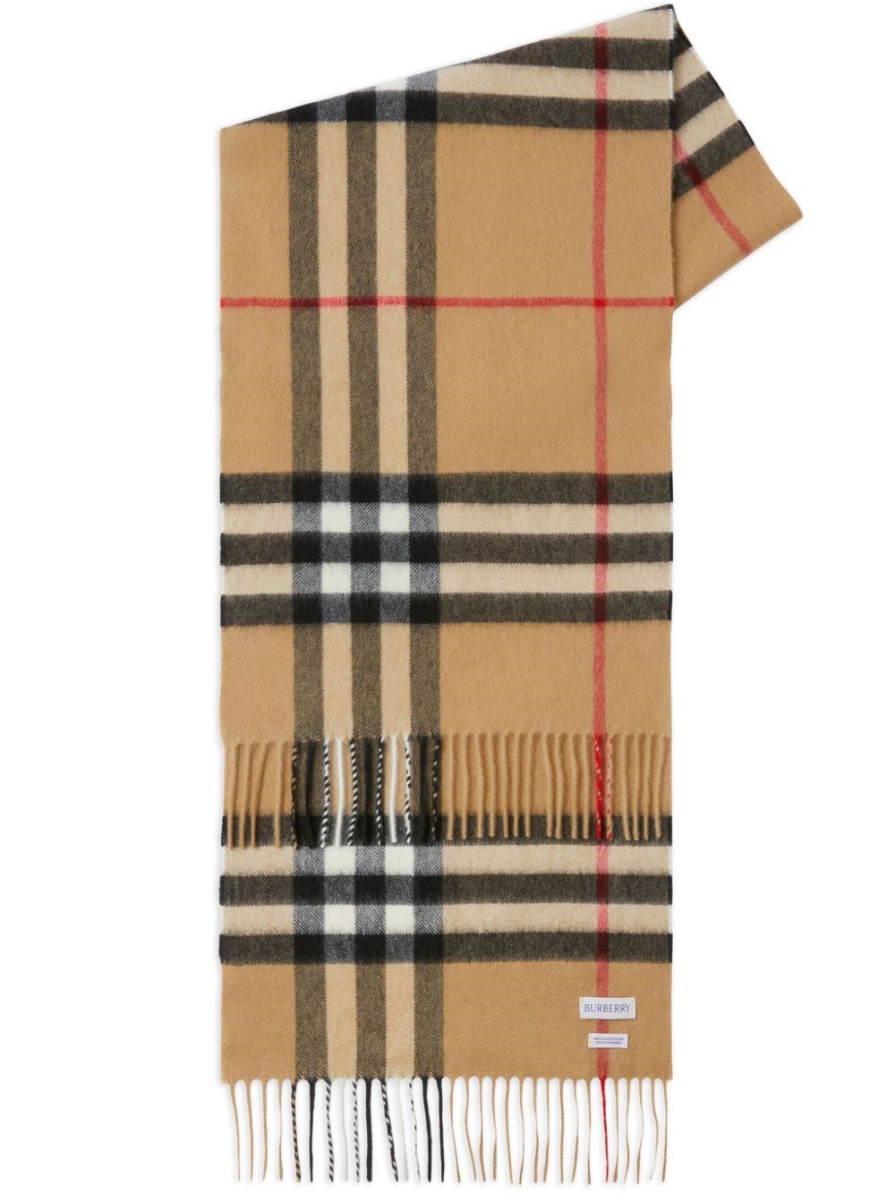 Burberry Giant Check Cashmere Scarf - Burberry - Modalova