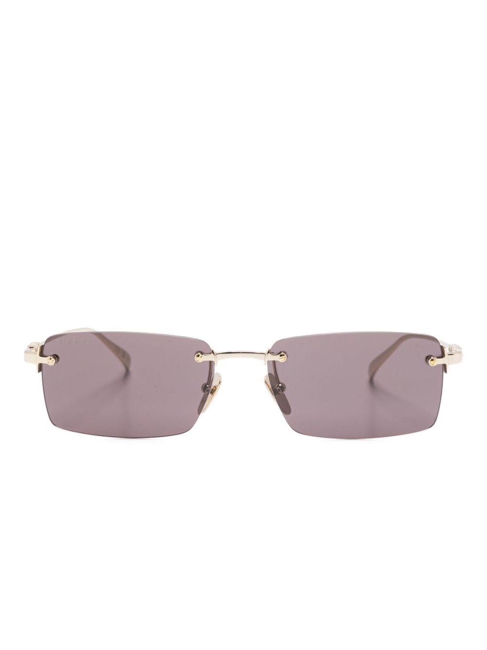 Gucci Women Rectangular Shape Sunglasses In Purple