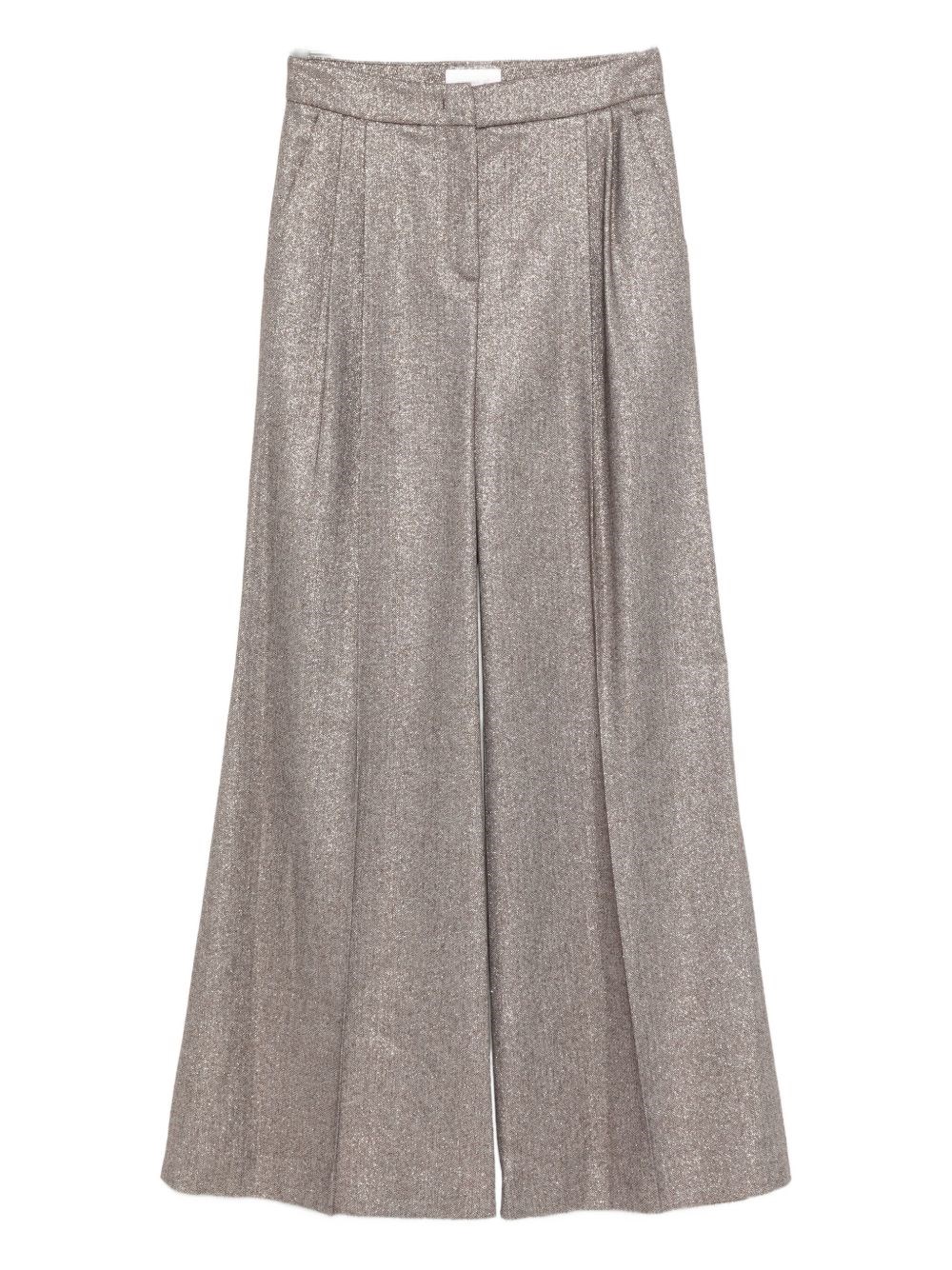 Via Masini 80 Wool Trousers In Brown