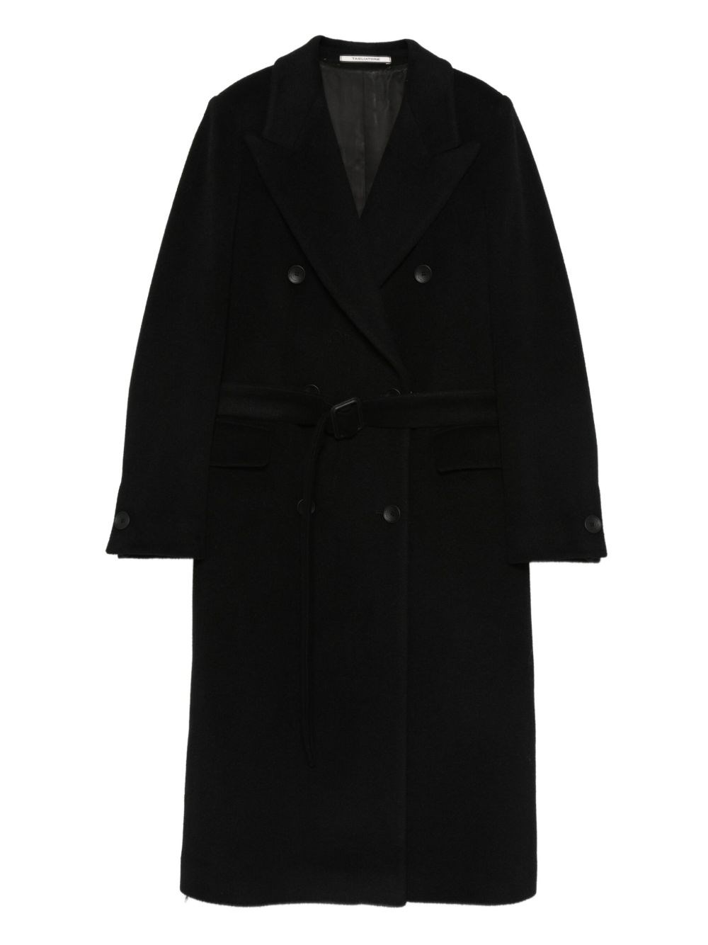 Wool Double-Bteasted Coat - Tagliatore - Modalova