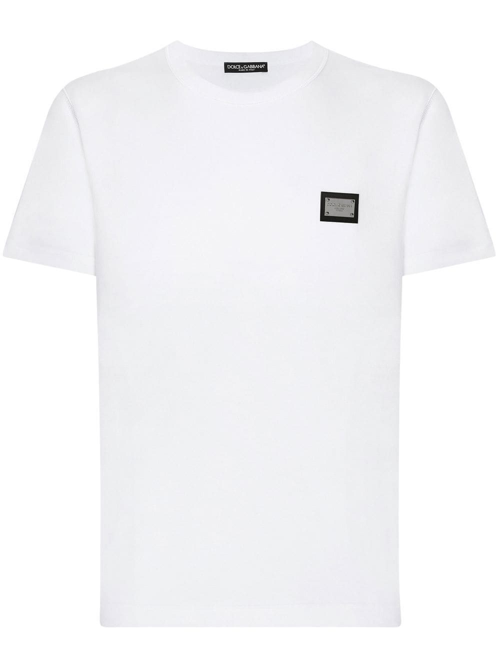 Dolce & Gabbana Logo Cotton T-Shirt - Dolce & Gabbana - Modalova