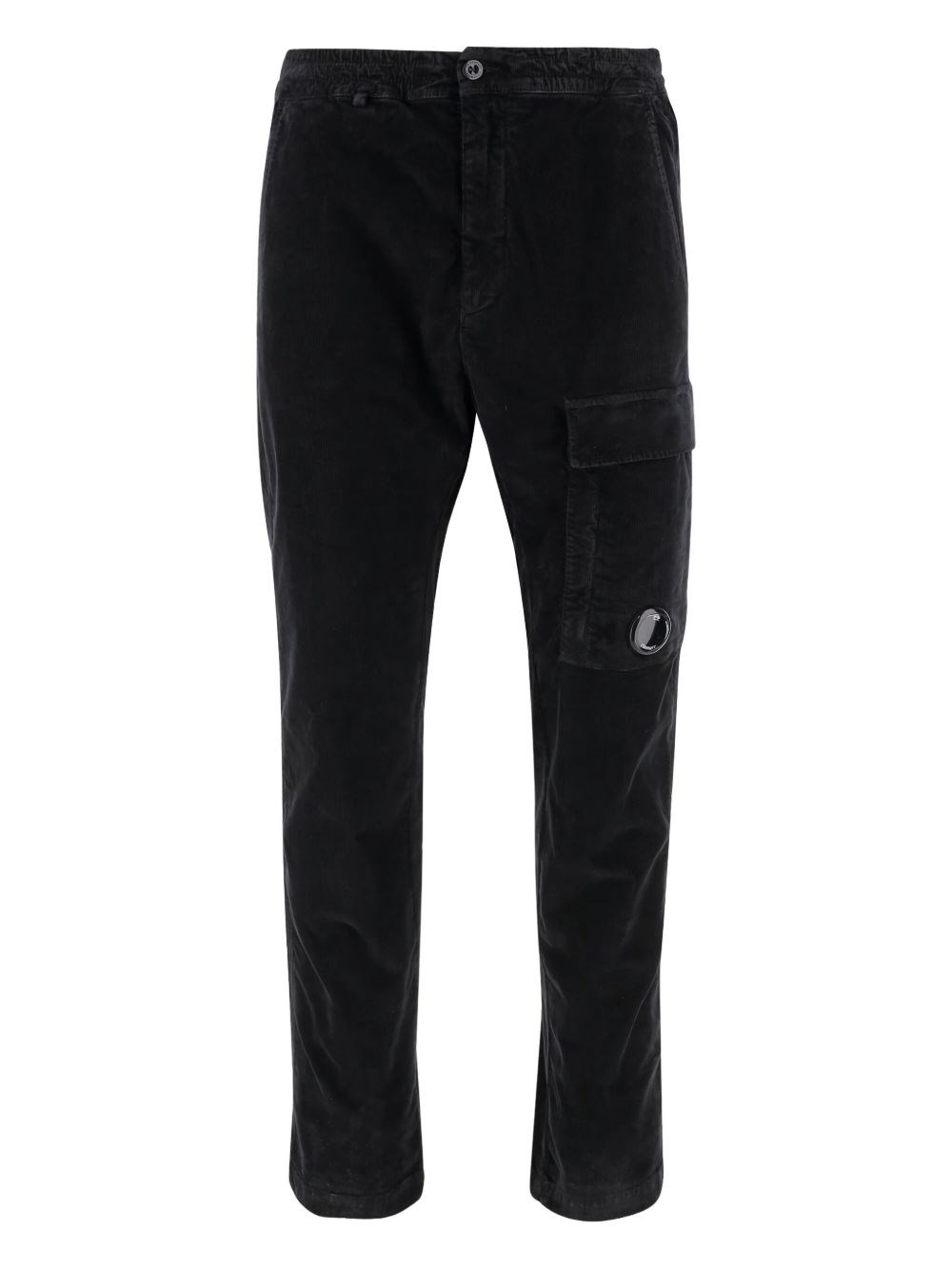 C.p. Company Utility Cargo Trousers Featuring Removable Accessories In Black