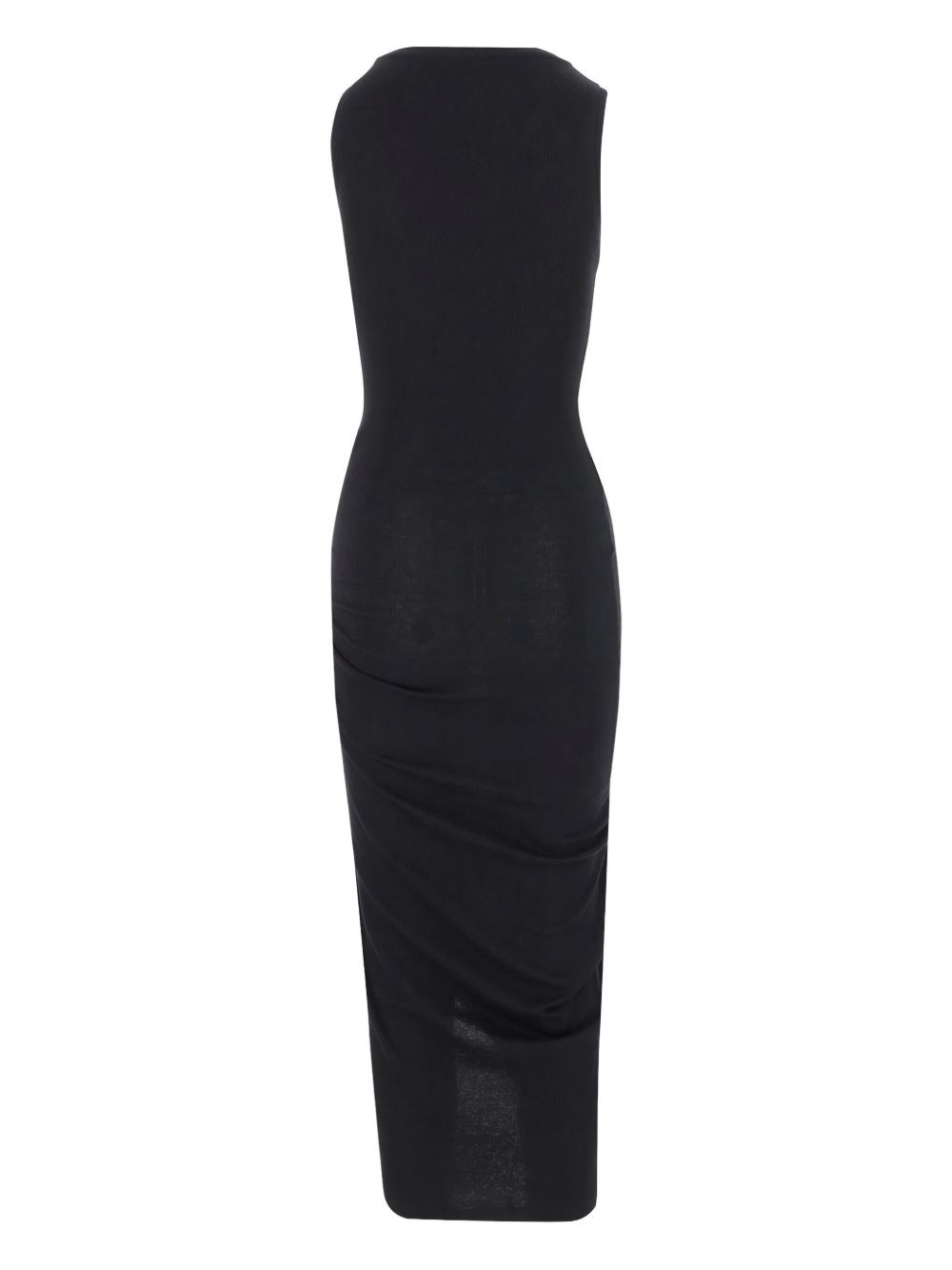 Loewe Cotton Midi Dress In Black