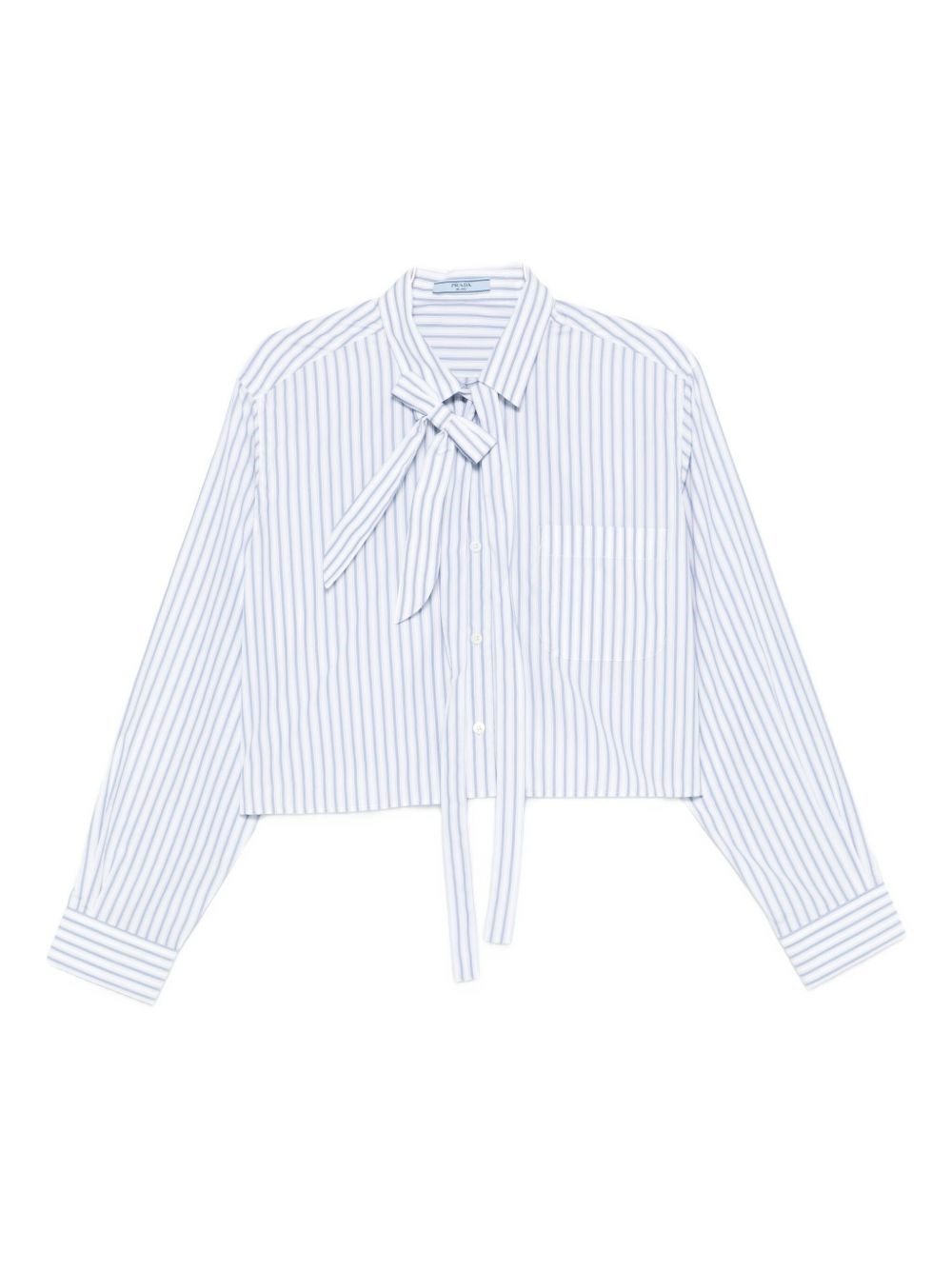 Prada Striped Cotton Shirt