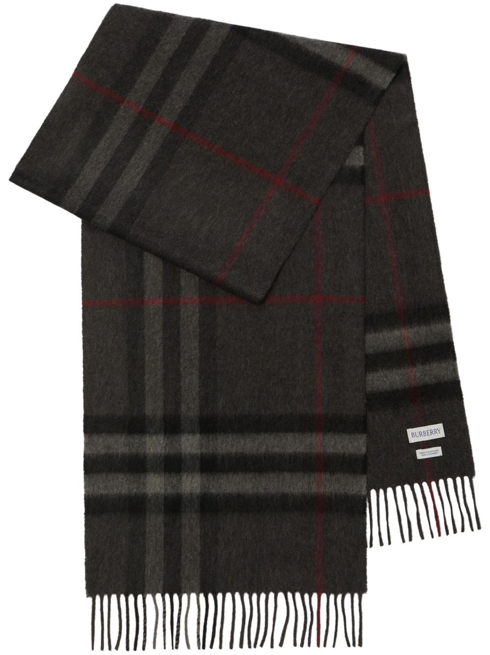 Burberry Giant Check Cashmere Scarf - Burberry - Modalova