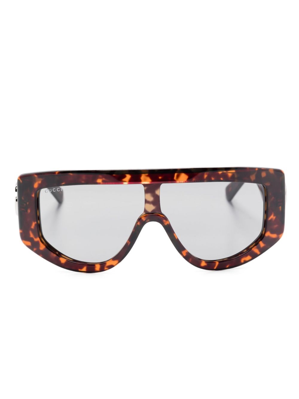 Gucci Women Rectangular Shape Sunglasses In Brown