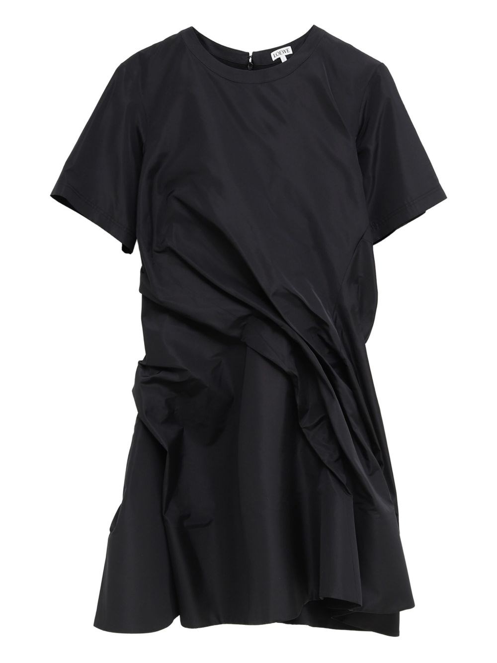 Loewe Silk Blend Twisted Mini Dress