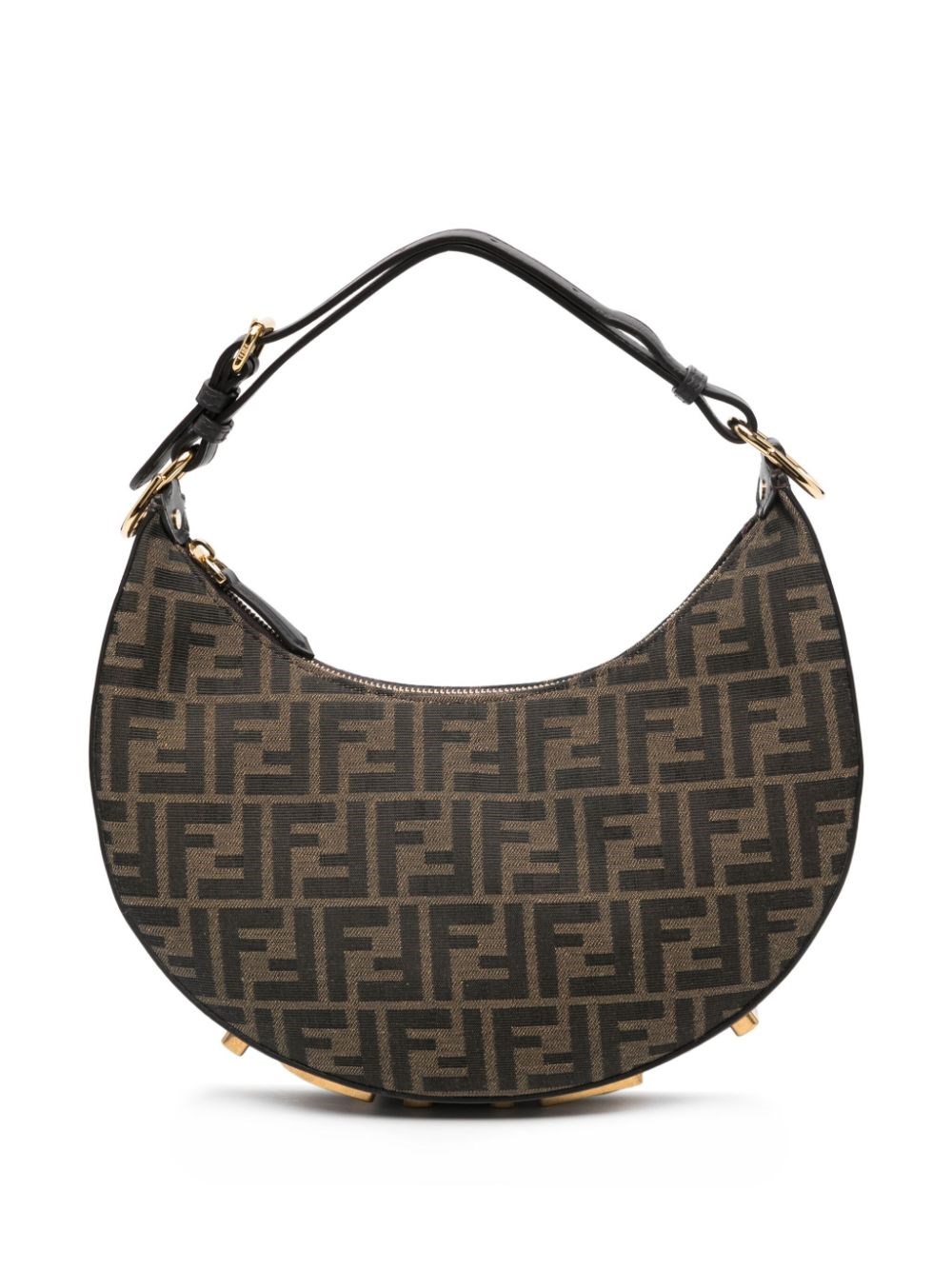 Fendi Women Graphy Handbag In Ff Jacquard Fabric In Multi