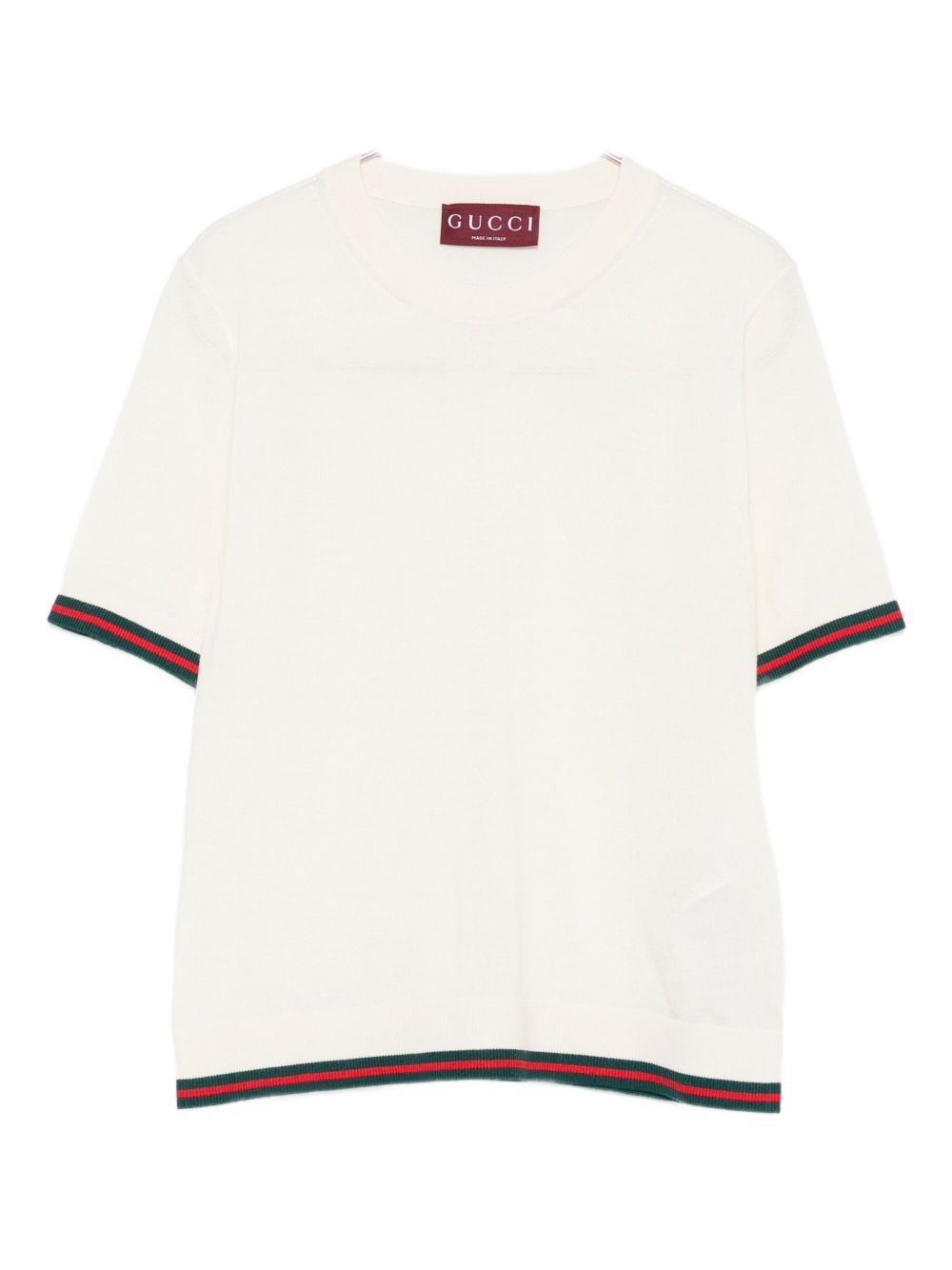 Gucci Cashmere And Silk Top In White