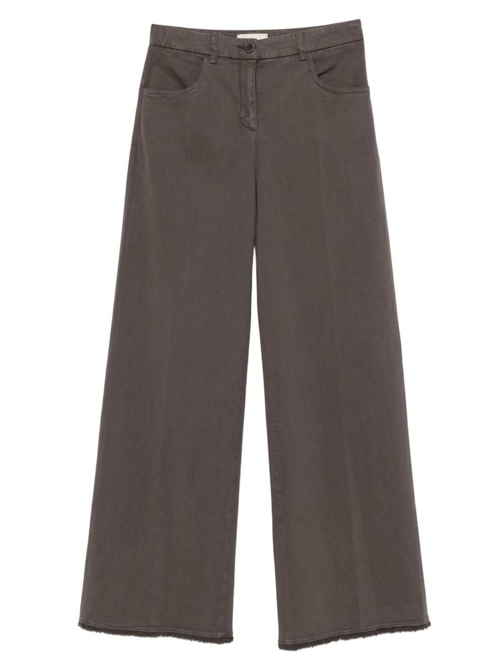 Cotton Wide-Leg Trousers - Via Masini 80 - Modalova