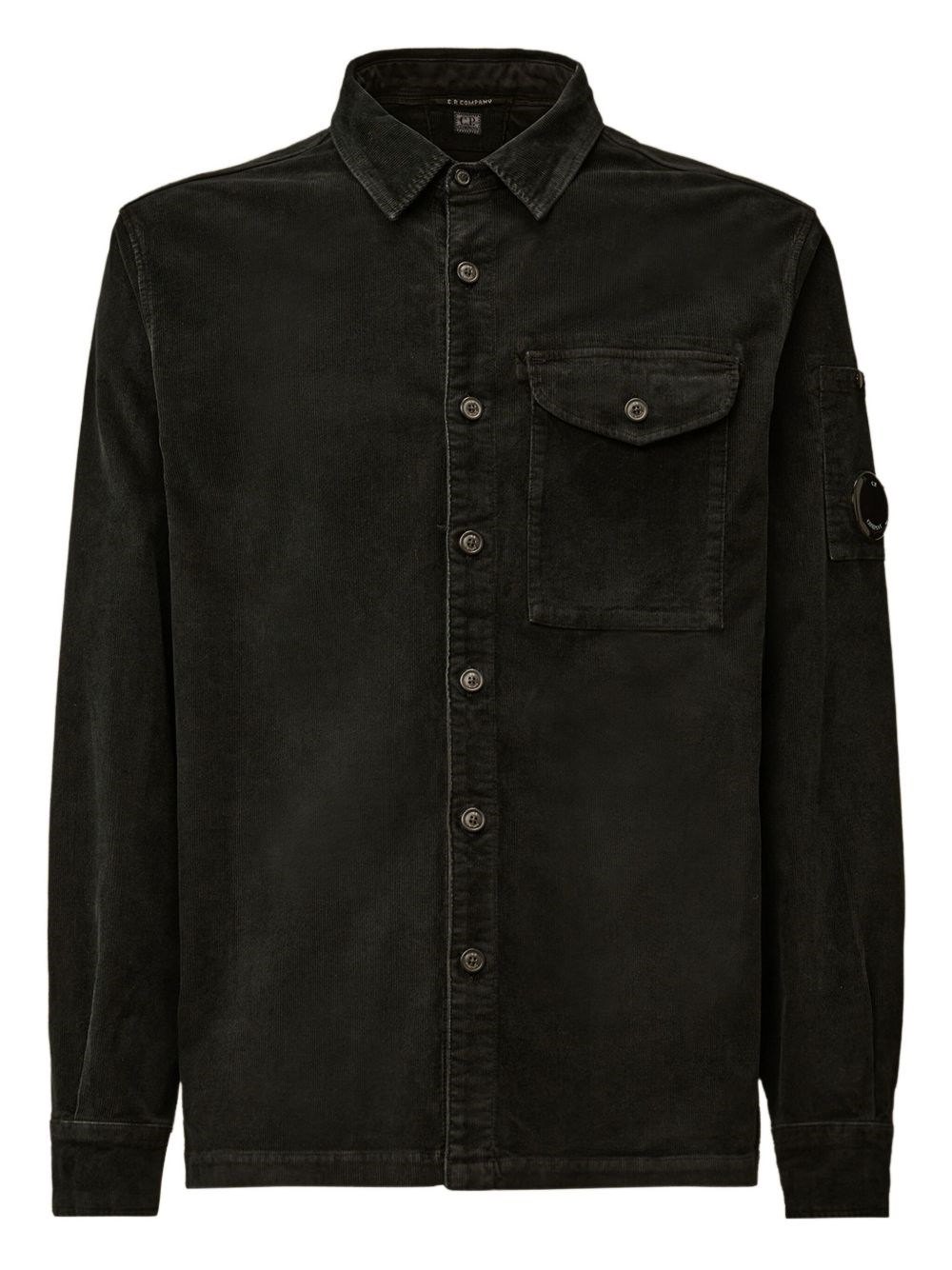 C.p. Company Black Cotton Shirt In Black