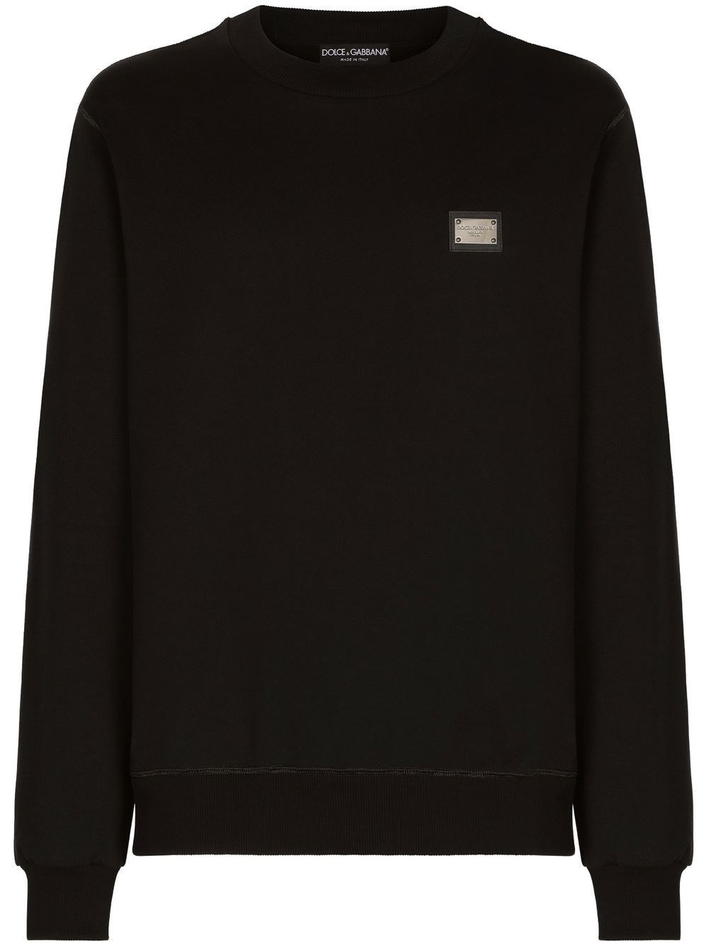 Logo Cotton Sweatshirt - Dolce & Gabbana - Modalova