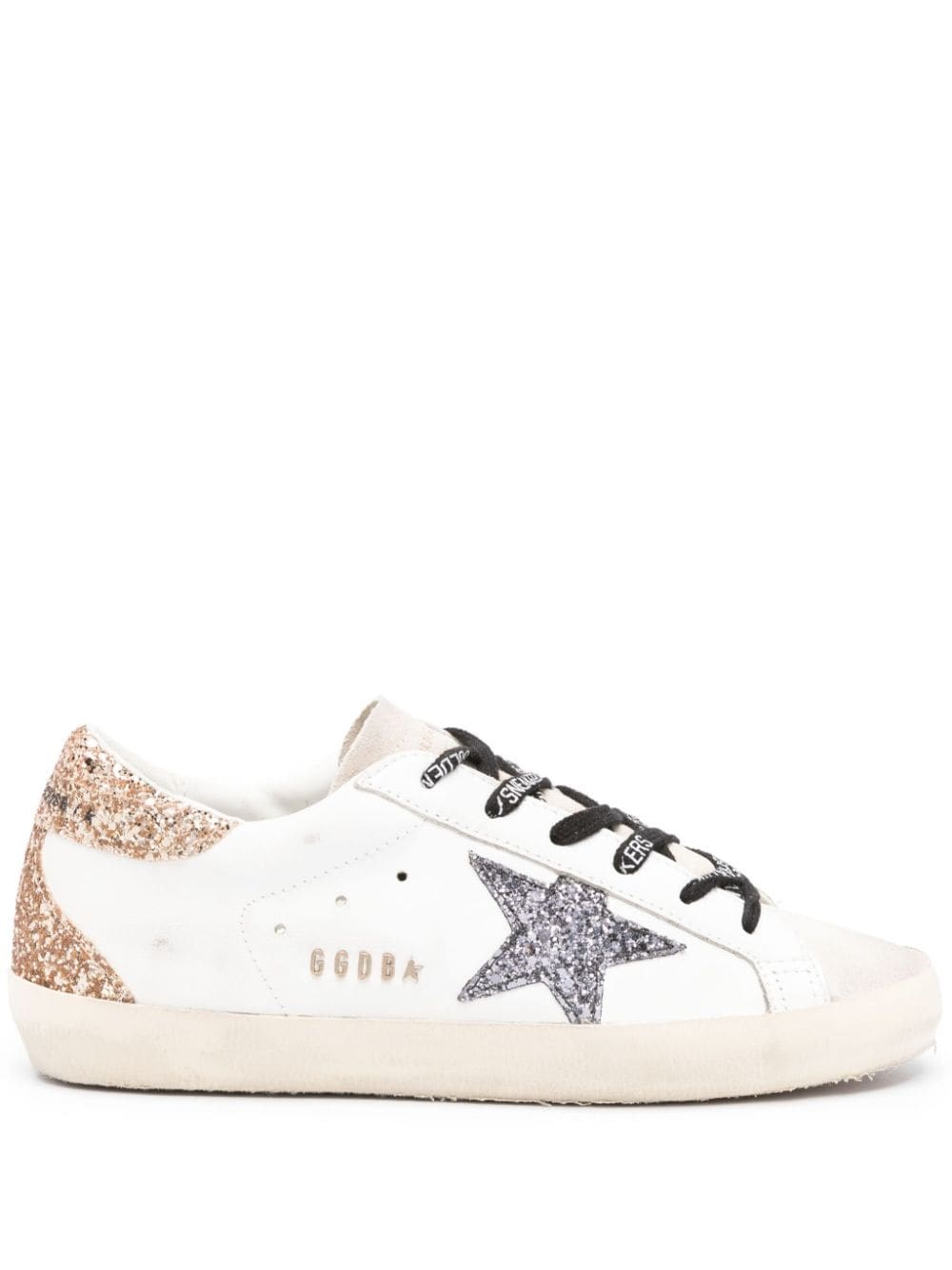 Super-Star Leather Sneakers - Golden Goose - Modalova