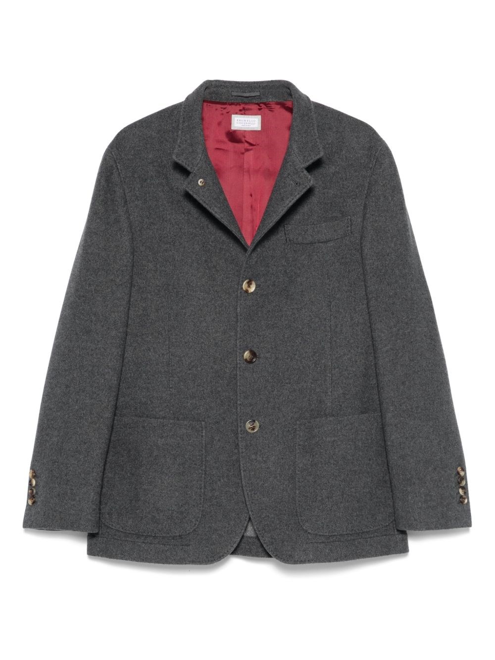Cashmere Single-Breasted Jacket - Brunello Cucinelli - Modalova