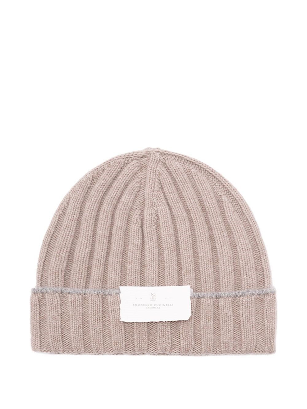 Brunello Cucinelli Cashmere Beanie In Brown