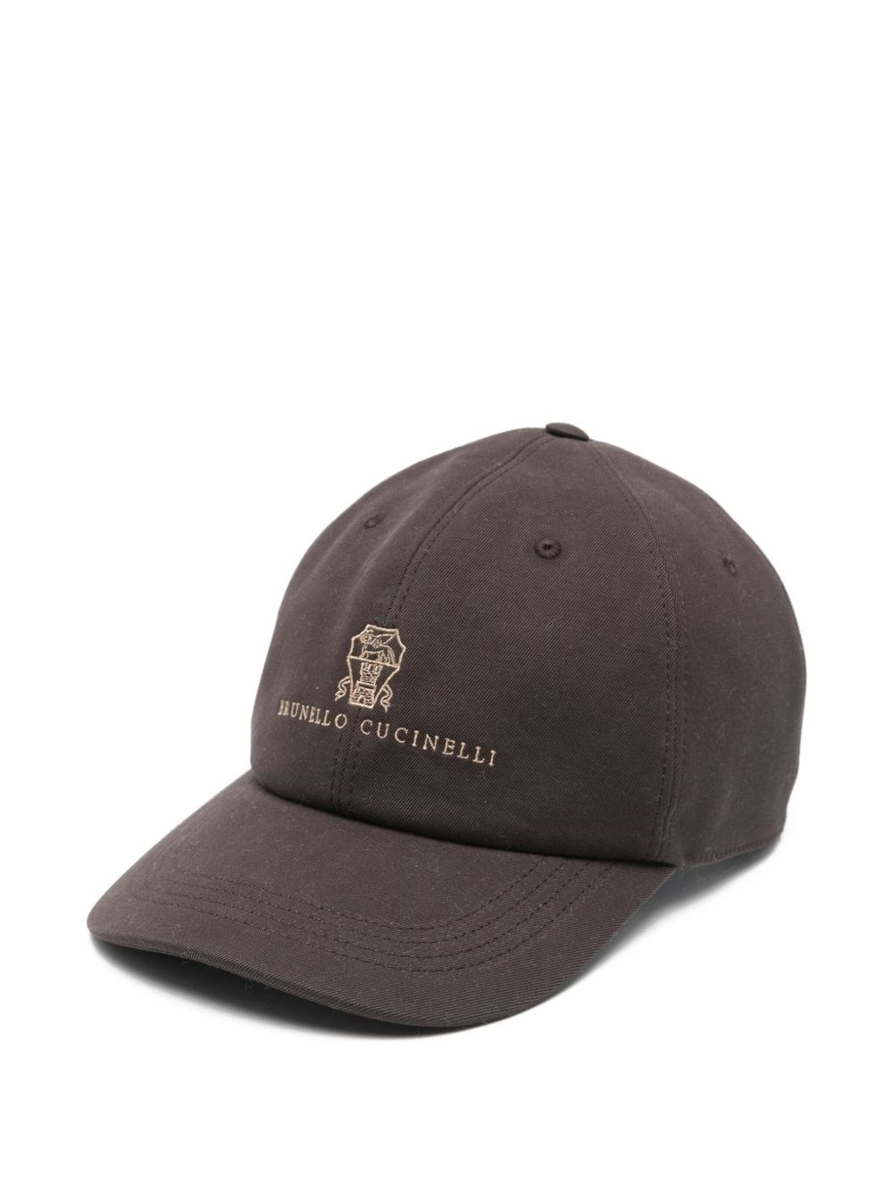 Logo Cotton Baseball Cap - Brunello Cucinelli - Modalova