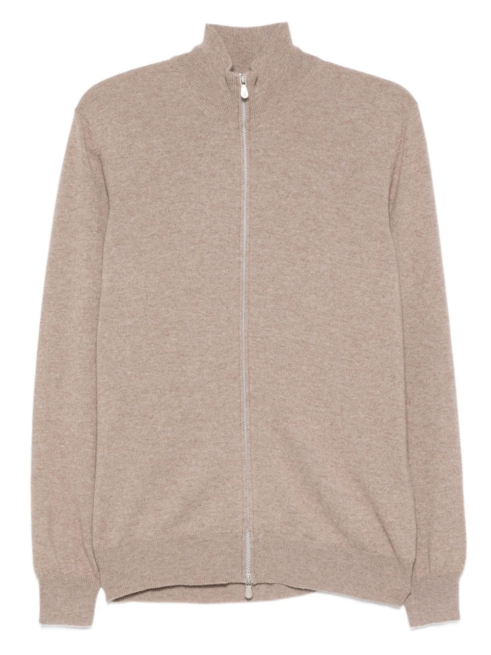 Cashmere Zipped Cardigan - Brunello Cucinelli - Modalova