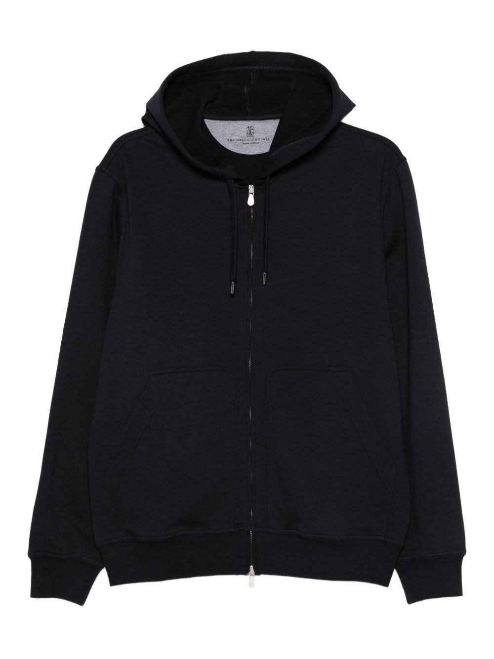 Cotton Zipped Hoodie - Brunello Cucinelli - Modalova