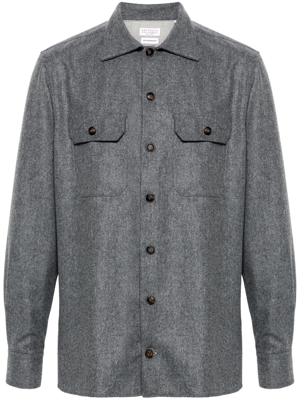Brunello Cucinelli Wool Shirt - Brunello Cucinelli - Modalova