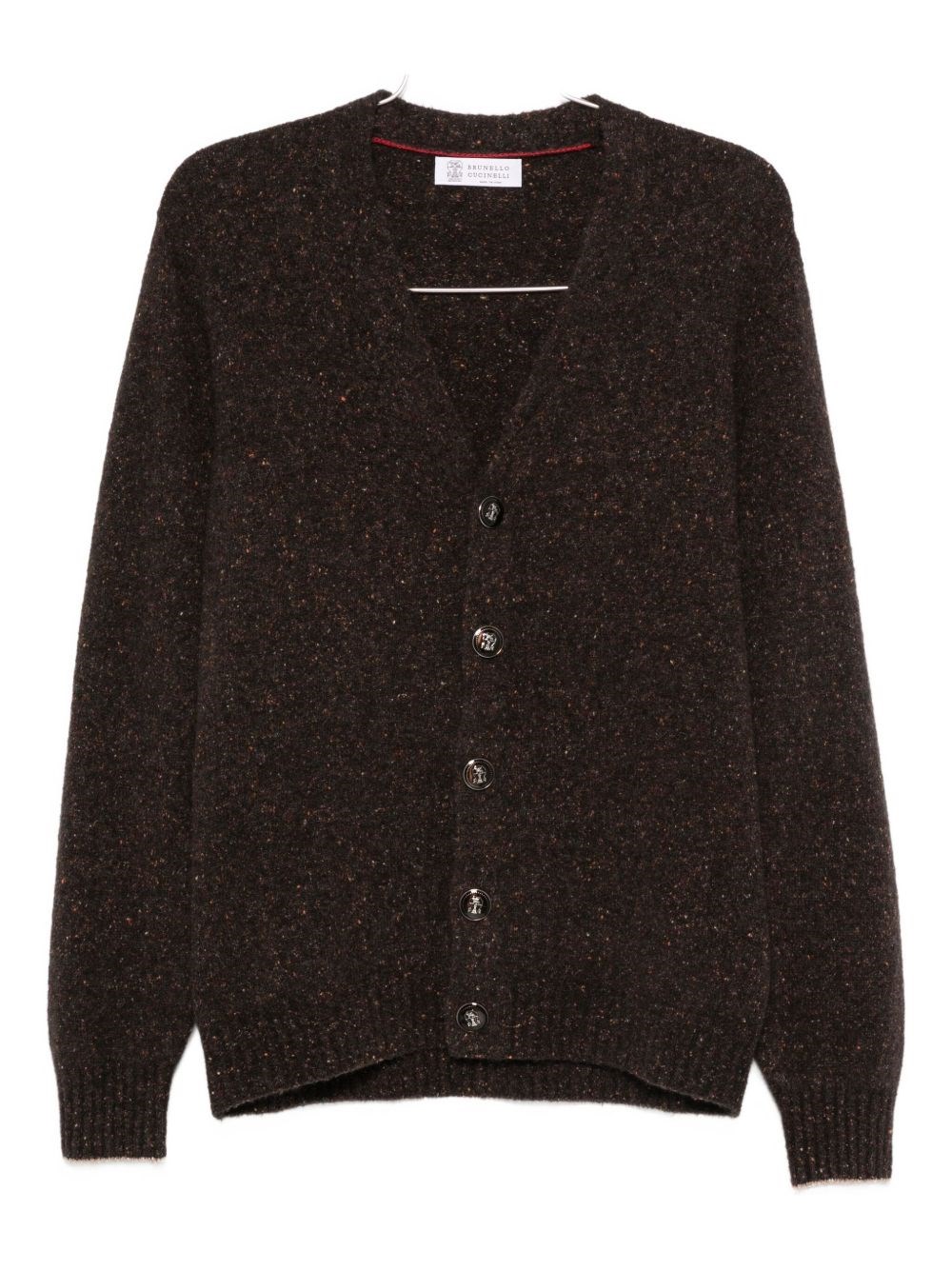 Wool V-Necked Cardigan - Brunello Cucinelli - Modalova