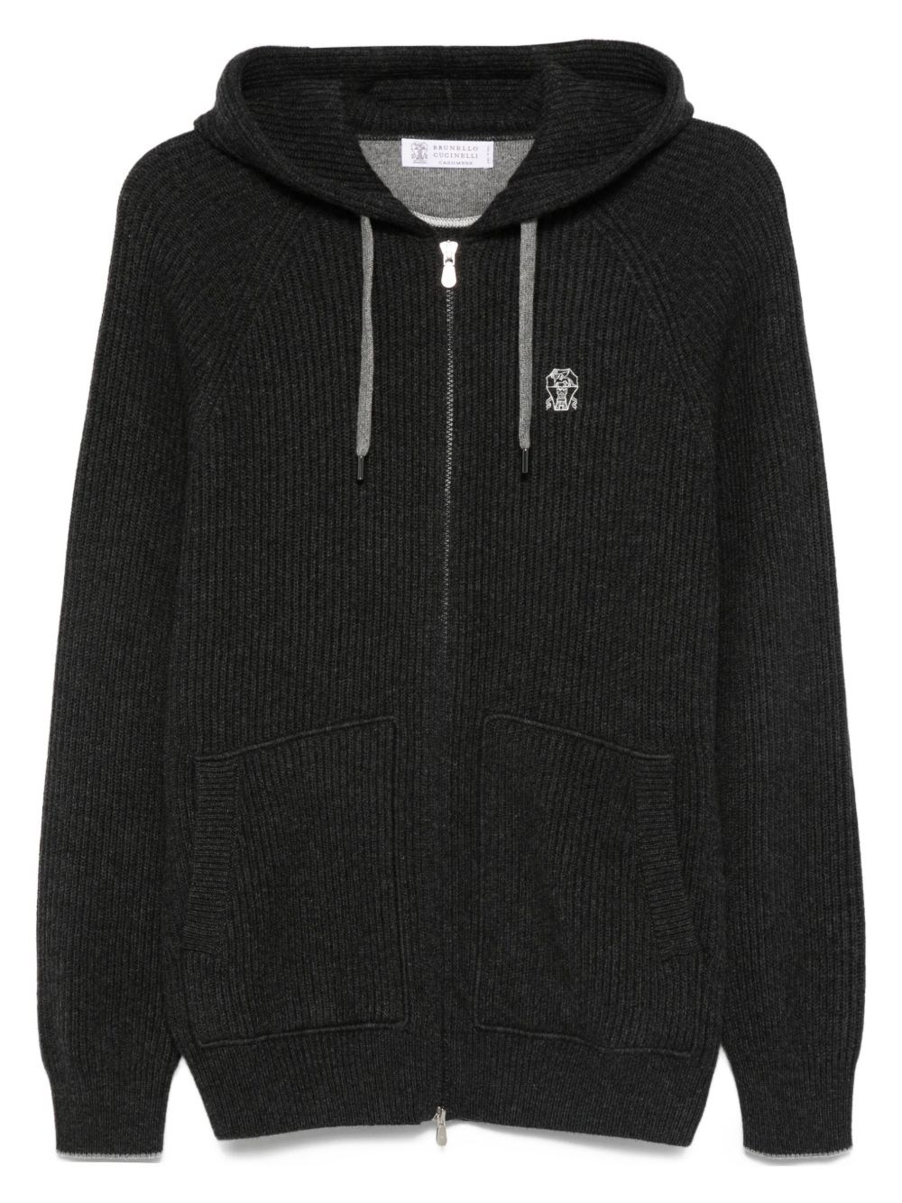 Cashmere Zipped Hoodie - Brunello Cucinelli - Modalova