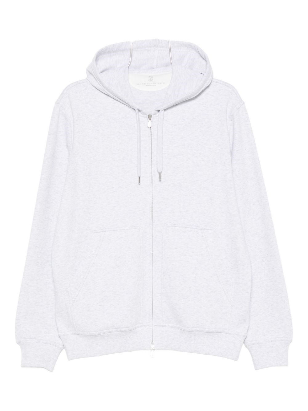Cotton Zipped Hoodie - Brunello Cucinelli - Modalova