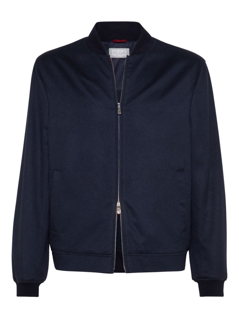 Brunello Cucinelli Wool And Cashmere Blend Cardigan In Blue