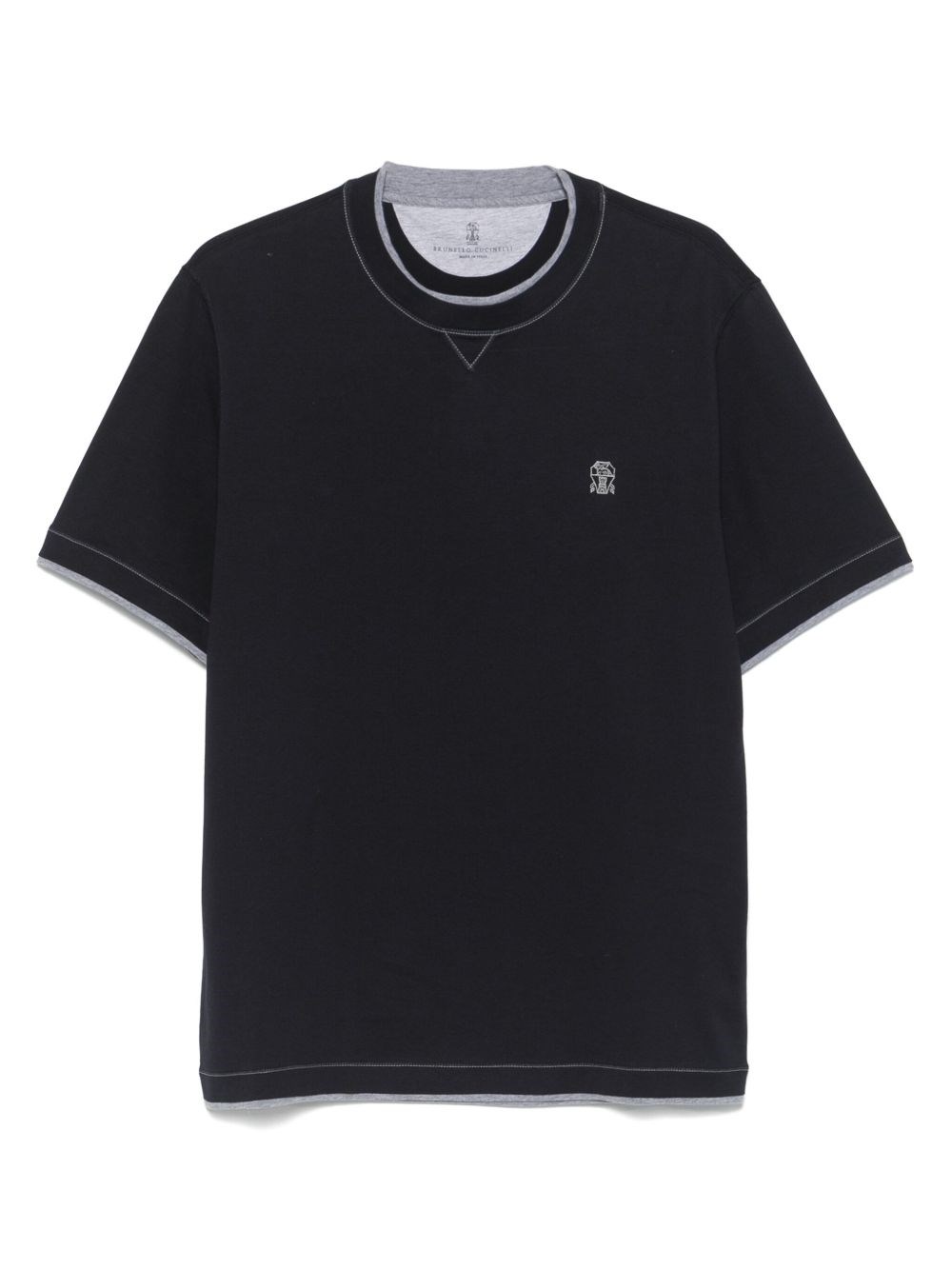 Logo Cotton T-Shirt - Brunello Cucinelli - Modalova
