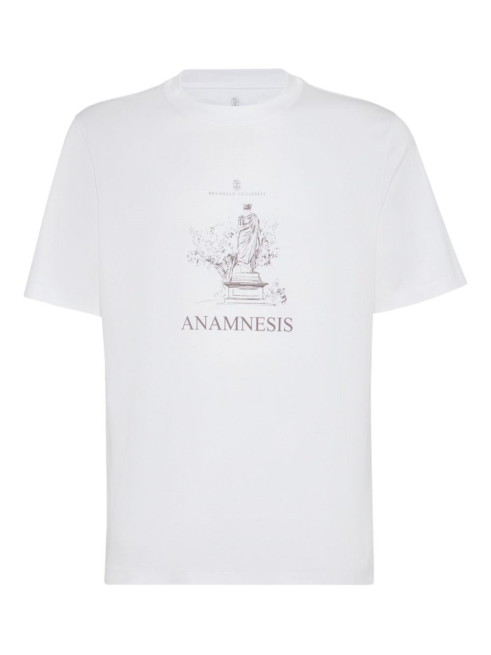 Printed Cotton T-Shirt - Brunello Cucinelli - Modalova