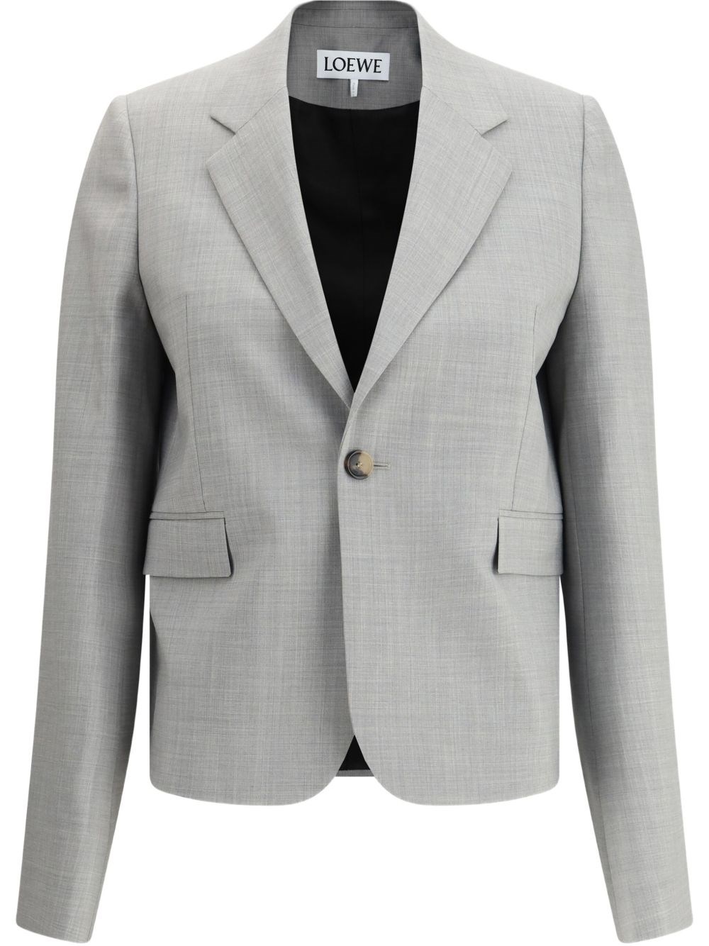 Loewe Wool Single-Breasted Jacket - Loewe - Modalova