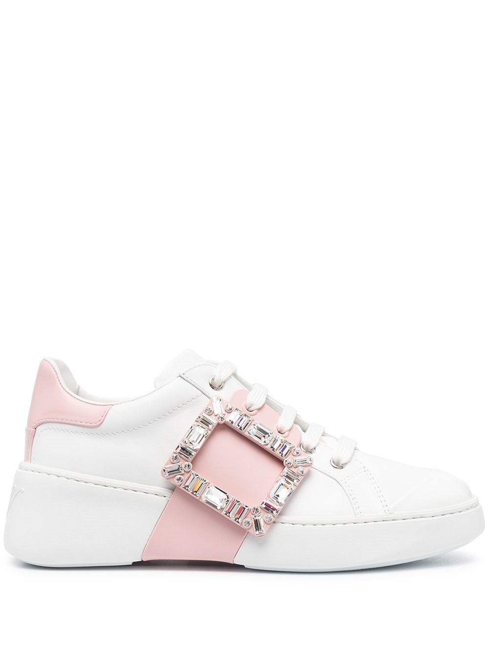 Viv Skate Leather Sneakers - Roger Vivier - Modalova