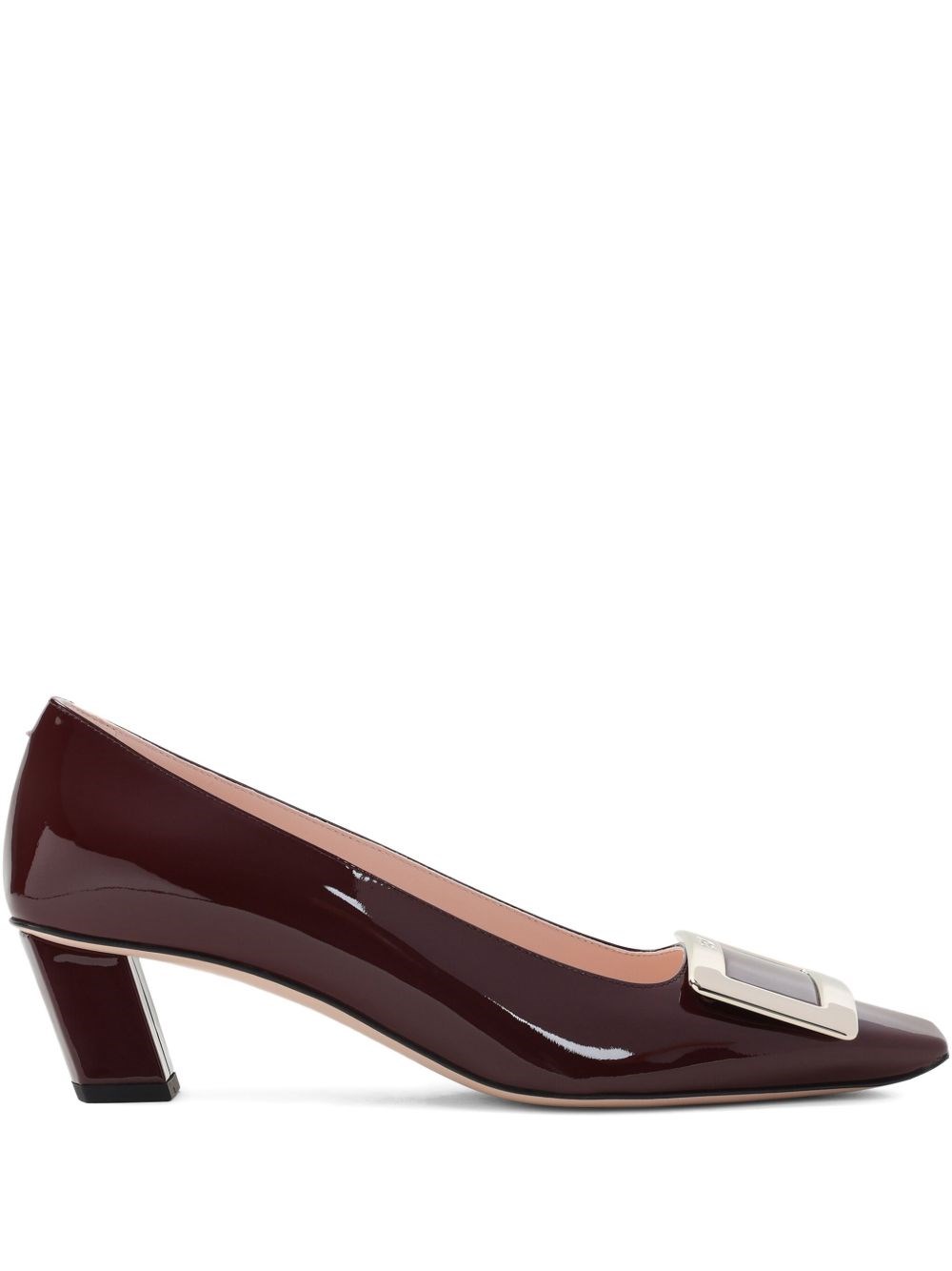Roger Vivier Belle Vivier Patent Leather Pumps In Red