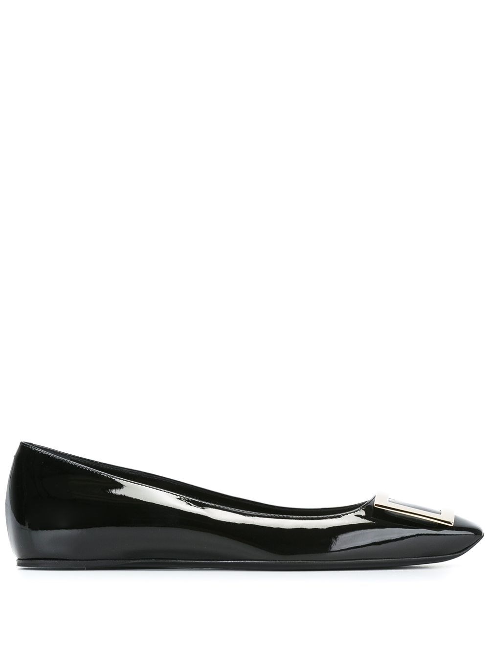Roger Vivier Trompette Patent Leather Ballets