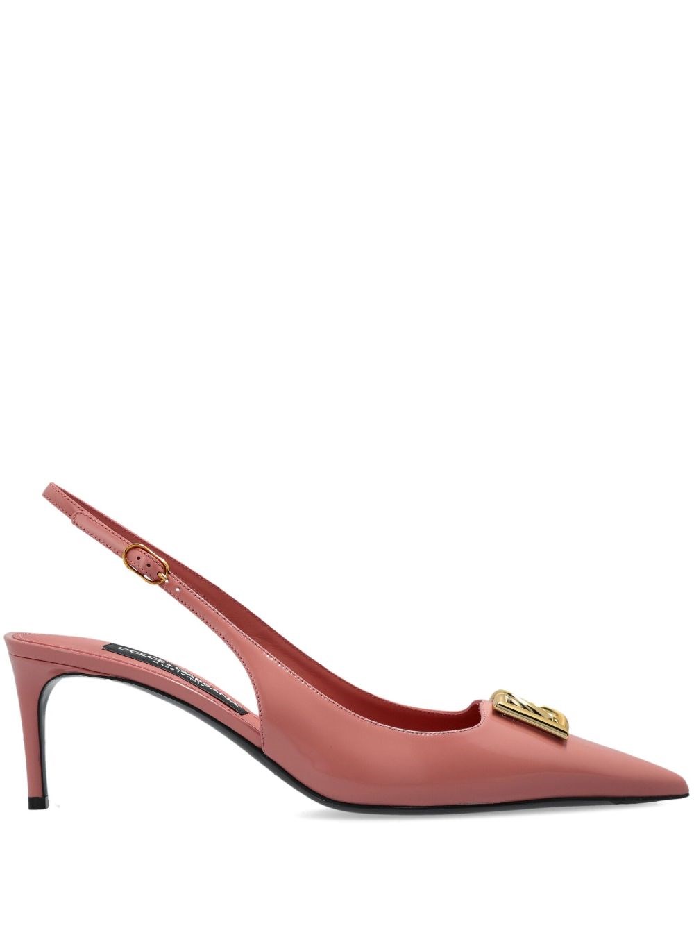 Dolce & Gabbana Dg Logo Leather Pumps