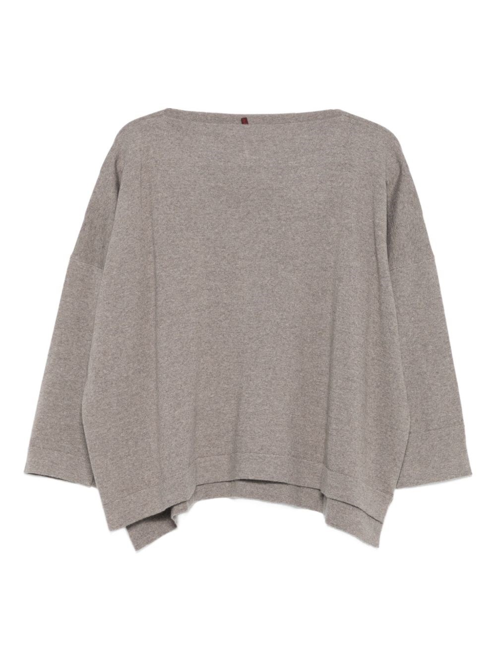 Daniela Gregis Wool Boat-neck Sweater In Sand