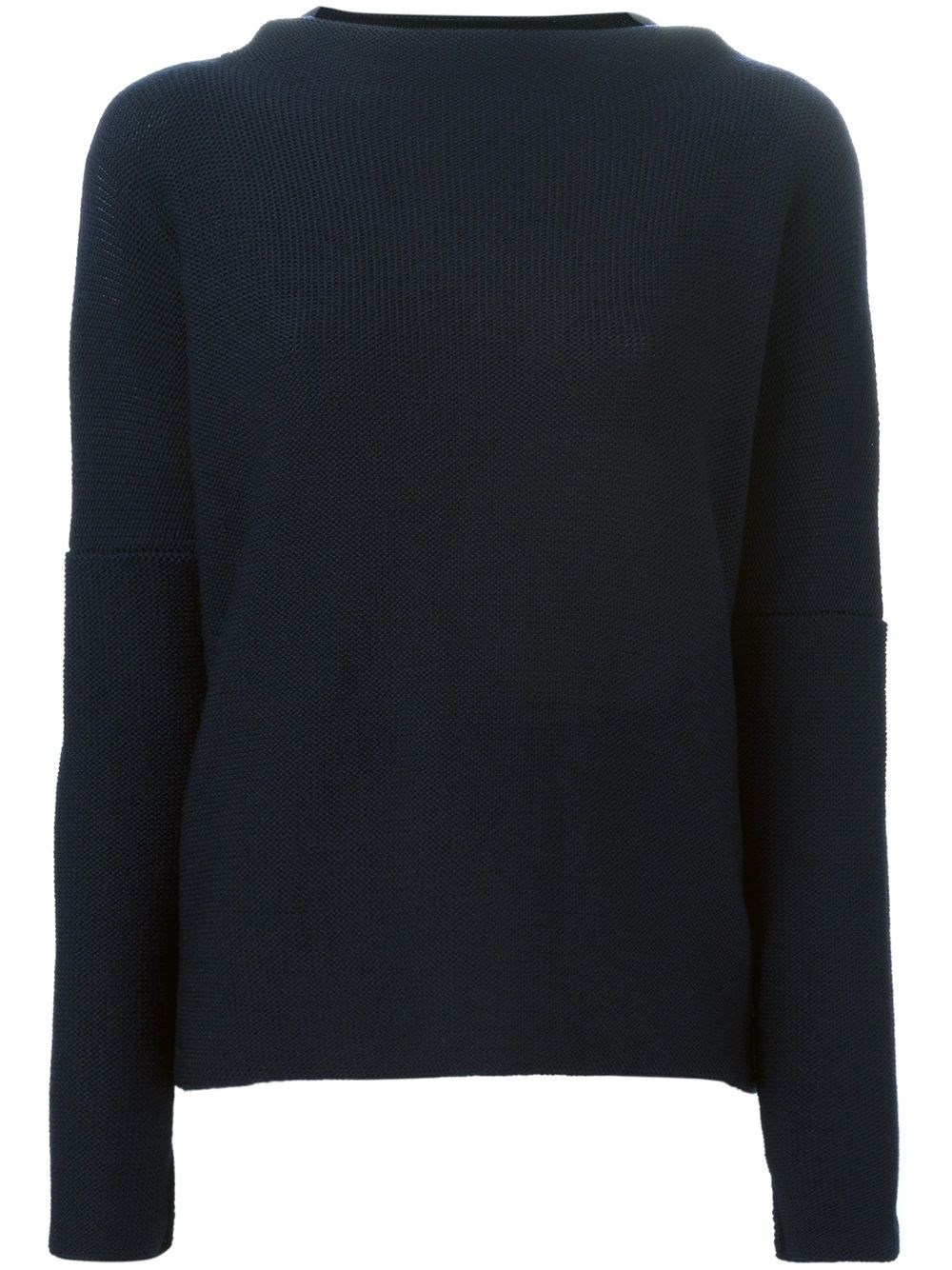 Daniela Gregis Cozy Knit Turtleneck Pullover In Blue