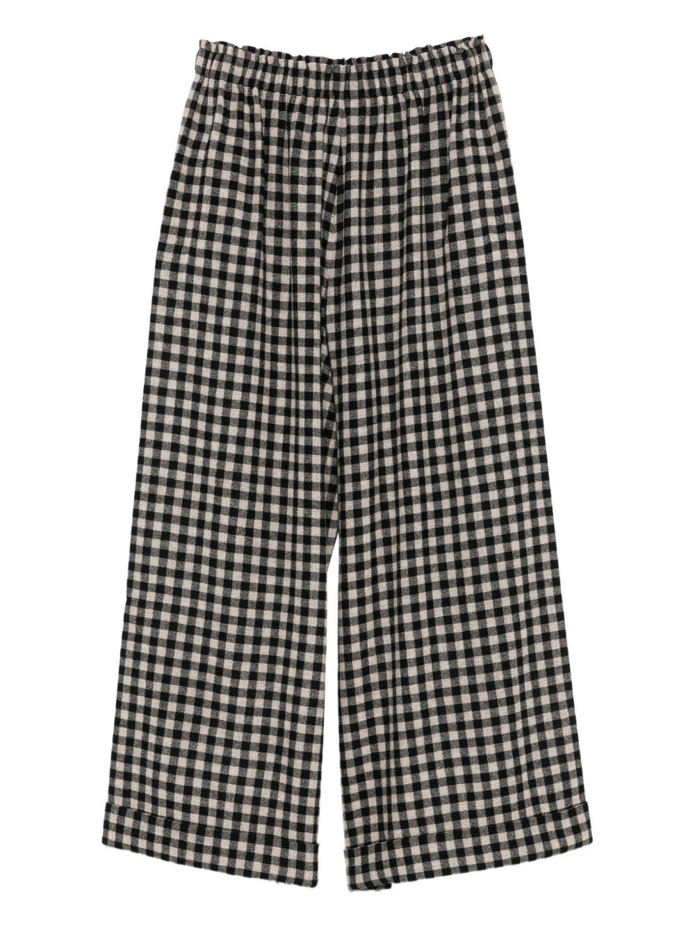 Daniela Gregis High-waist Wide-leg Trousers In Black