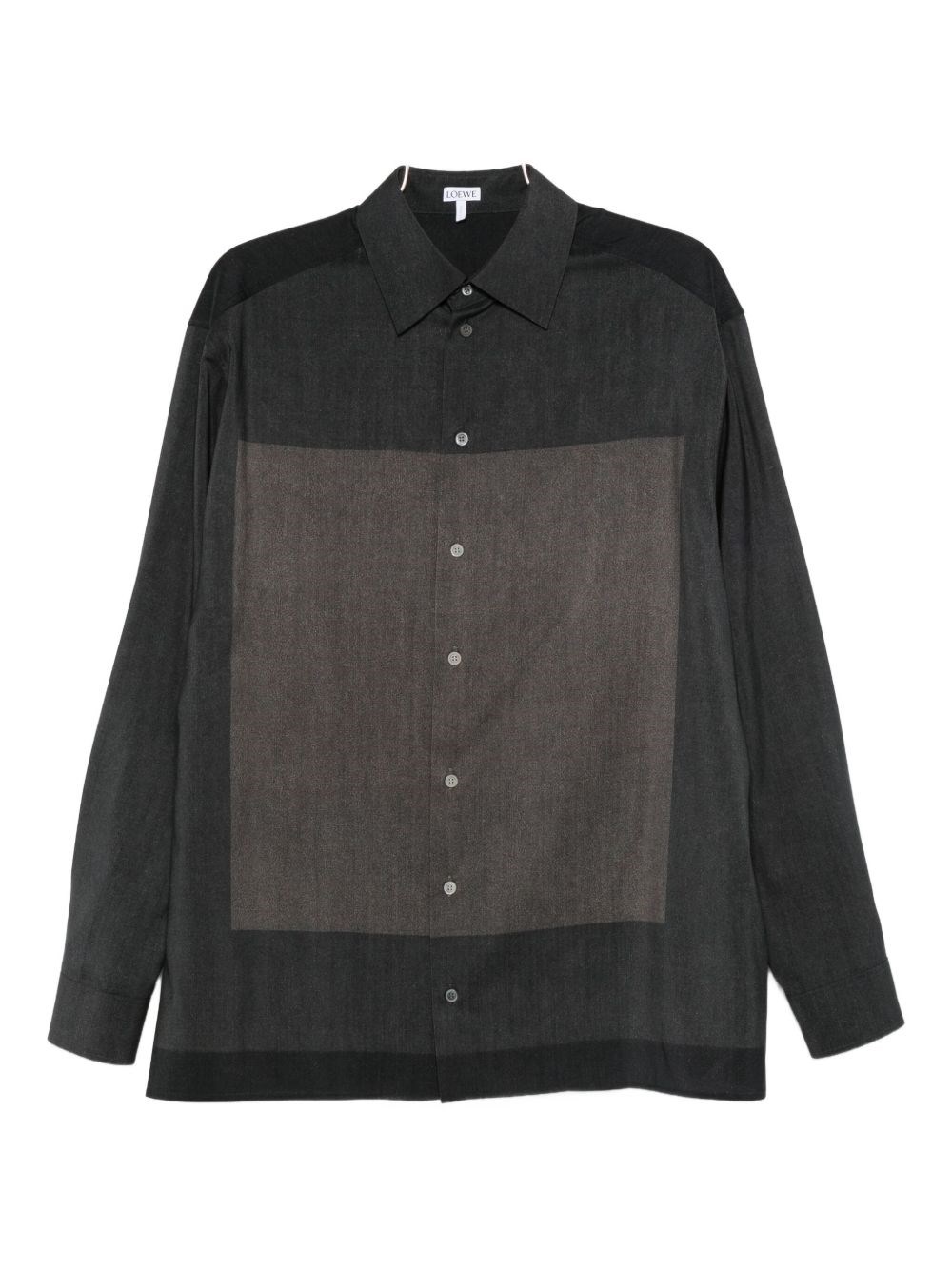Loewe X Albers Wool Shirt In Black